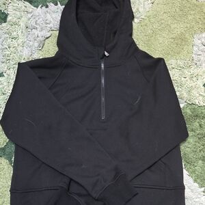 Black Half-Zip Hoodie